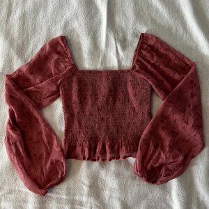 Hollister - Smocked Shirt / Size XS